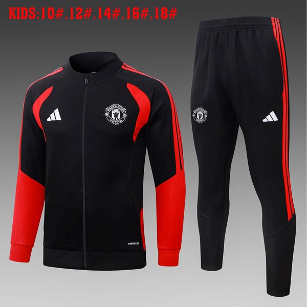Enfant Survetement Manchester United 2026-27 Noir